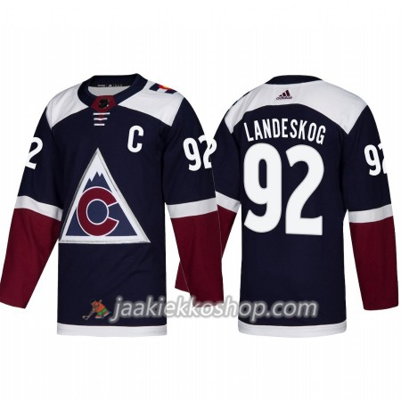 Miehille NHL Colorado Avalanche Pelipaita Gabriel Landeskog 92 Adidas Alternate 2018-19 Authentic